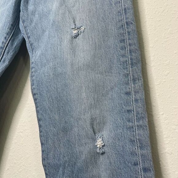 Levi’s Women’s Wedgie Distressed Premium‎ Button Fly Straight Leg Jeans Size 25 - Picture 4 of 12